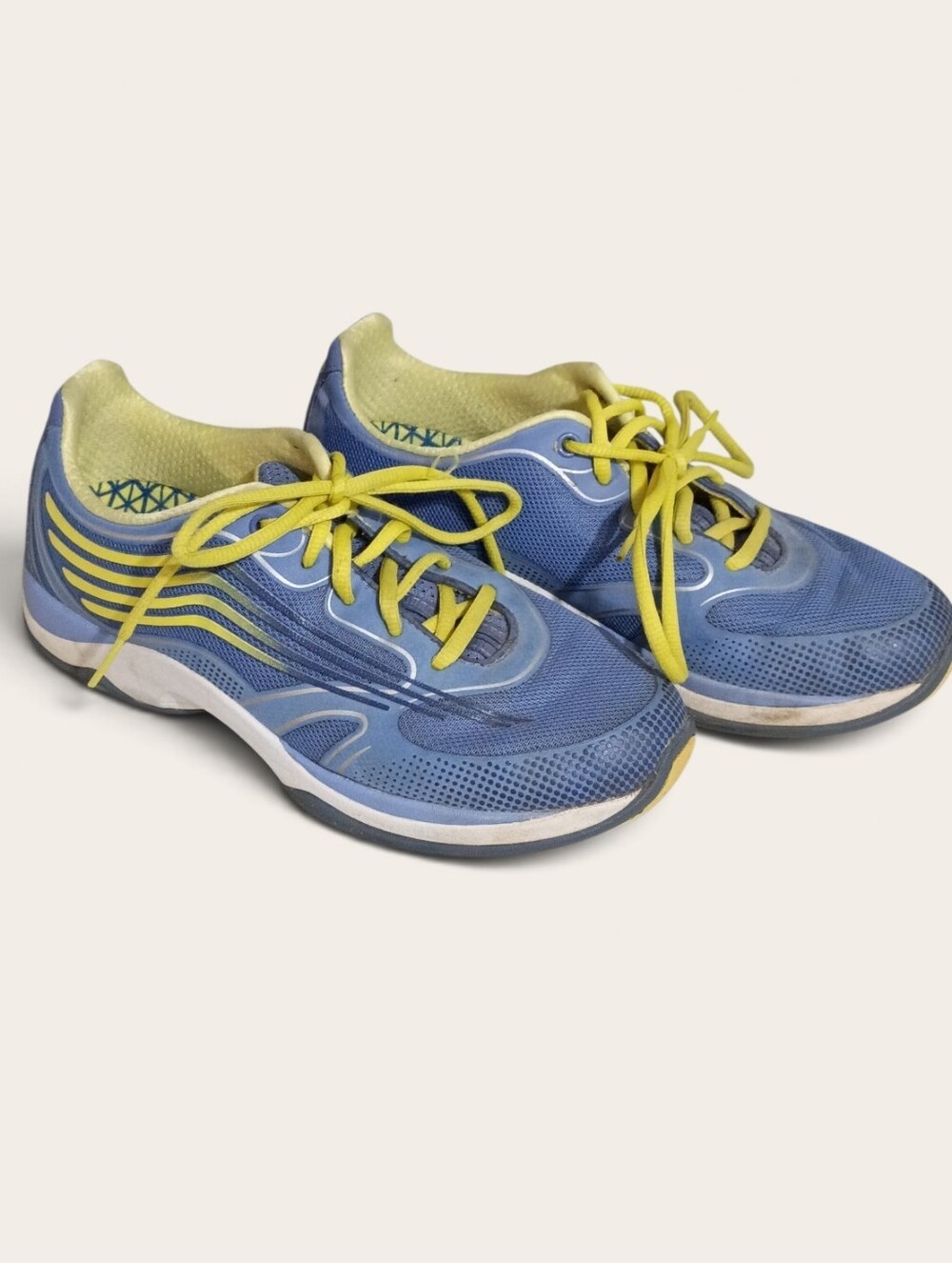 Dansko Blue and Yellow Women's Athletic Sneakers - Lace-Up Trainers